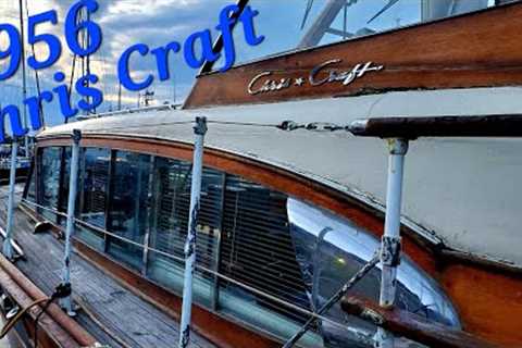 1956 Chris Craft Constellation Walk-Through Live-Aboard Boat