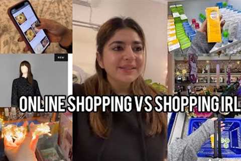 HAPPY 2022!! I tried ONLINE Shopping vs Going Shopping + MY NEW YEARS RESOLUTION | GlossipsVlogs