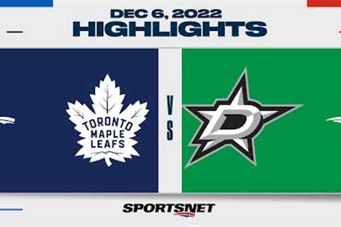 NHL Highlights | Maple Leafs vs. Stars - December 6, 2022