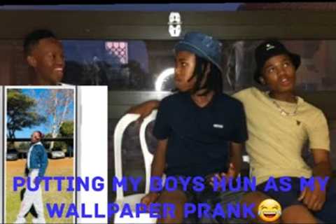 Putting my Boys girl as my wallpaper (prank)