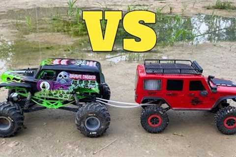 Wltoys 104311 vs SMT10 Grave Digger | Remote Control Car | RC Cars
