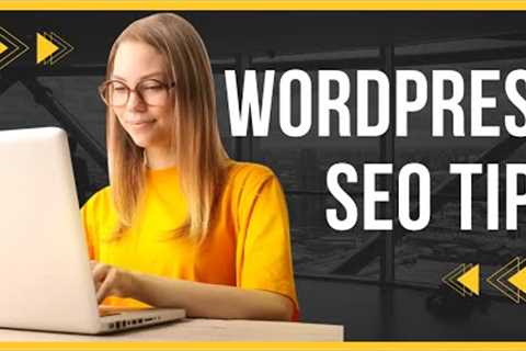 Wordpress Seo Tips - Check this