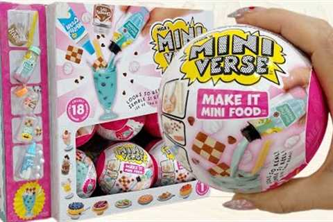 MINIVERSE MAKE IT MINI FOOD SERIES 1 | BETTER THAN MINI BRANDS!!! by MGA