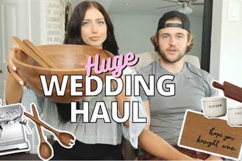 HUGE WEDDING GIFTS HAUL!