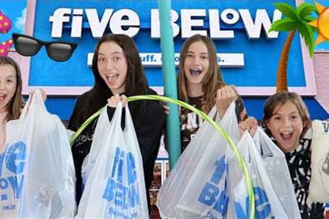 SUMMER FINDS at fiVe BELoW NO BUDGET Shopping Spree and Haul