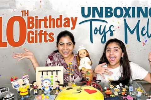10th Birthday 10+ gifts || Unboxing || Toys mela ||  RJ Kajal || Tamada media