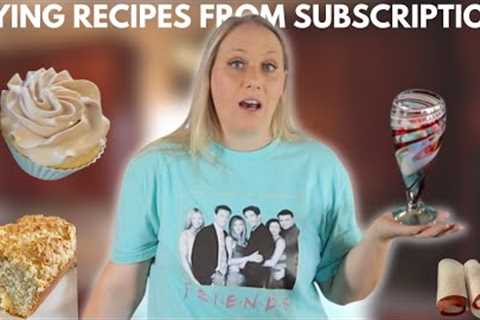 TRYING RECIPES FROM SUBSCRIPTION BOXES! | Trying 4 different recipes, how did they turn out?!