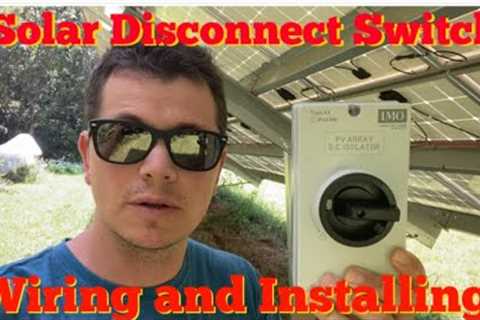 IMO DC Isolator: Solar PV Disconnect Switch Instaling and Wiring