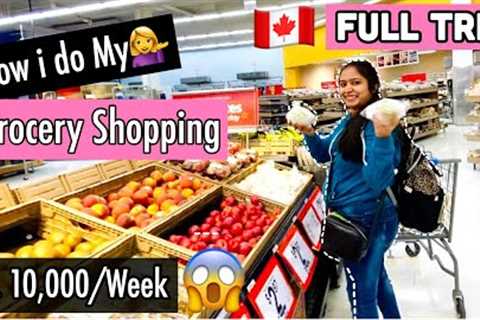 💁‍♀️TELUGU NRI’s GROCERY SHOPPING WITH DETAIL PRICES💸 IN CANADA🇨🇦|Canadalo TeluguAmmai