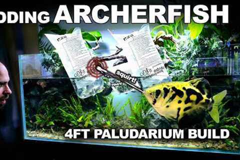 ADDING ARCHERFISH to the 4ft Paludarium Build!!