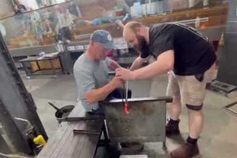 Glass blowing for beginners - Day 1