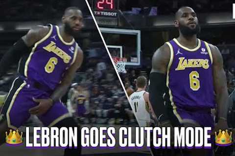 LeBron James Hits Sam Cassell &amp; Silencer Celebrations In CLUTCH Win vs. Pacers