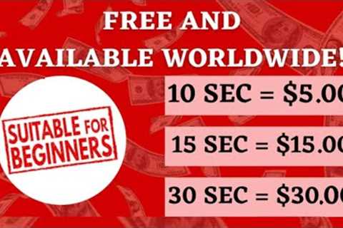 Earn $5 Every 10 Seconds! | Make Money Online 2022