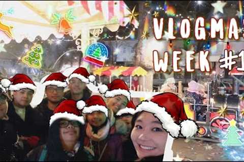 vlogmas week 1 - shanaira vlog (christmas shopping, family time, visiting christmas markets)