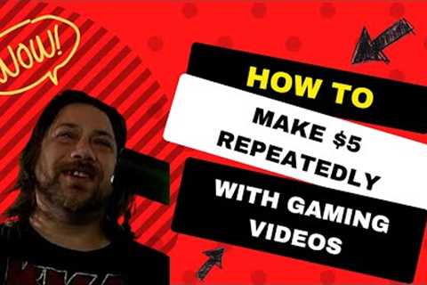 Hack a Repeated $5 into Your PayPal Using Gaming Videos(Make Money Online 2022) Training Tutorial
