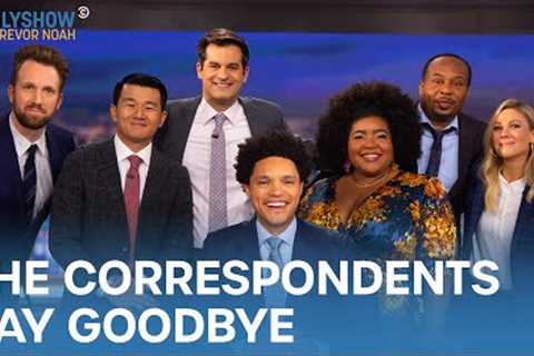 Farewell to Trevor From The Correspondents | The Daily Show
