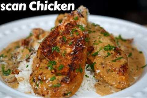 My Favorite Quick &amp; Easy Weeknight Dinner | Creamy Tuscan Chicken in 30 Minutes or Less