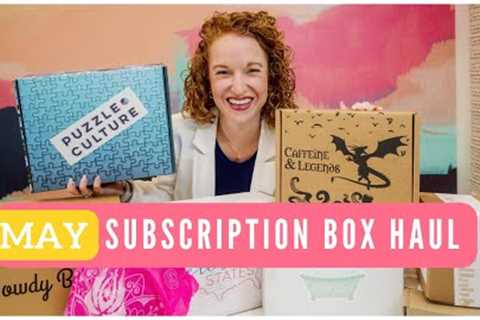 May 2022 Monthly Subscription Box Haul | Mother's Day + GIVEAWAYS + Coupons | Monthly Subscriptions