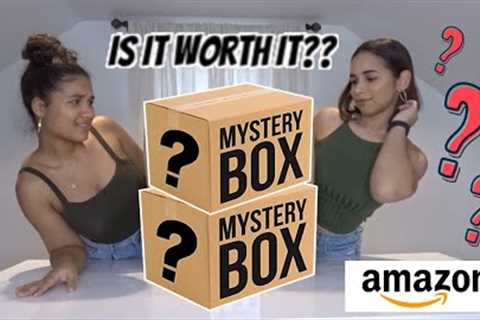 WE BOUGHT TWO AMAZON MYSTERY BOXES...| was it worth the $60??