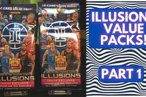 2021-22 Illusions Basketball Value Packs Part 1!  Ultra-Rare Tough Insert Case Hit!