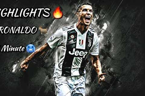 Cristiano Ronaldo 🐐 | Highlights 🔥 1 Minute 😱