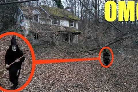 you won't believe what my drone caught on camera inside Blair Witch forest (We saw her)
