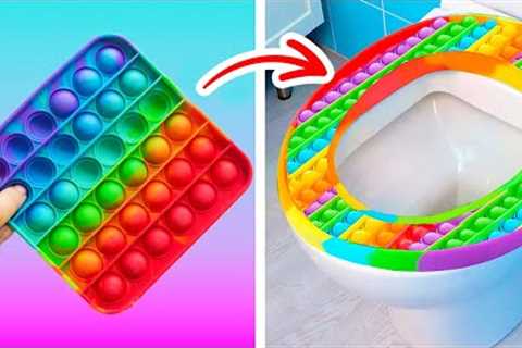 Colorful POP IT DIY Ideas || Cool Crafts