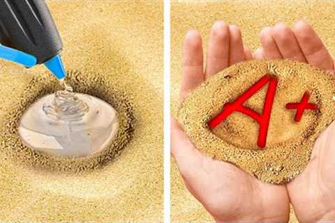 SATISFYING CRAFTS AND USEFUL HACKS FOR SCHOOL