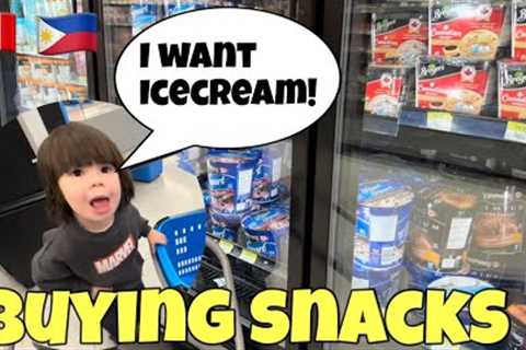 Grocery shopping for snacks / wag mag grocery ng gutom