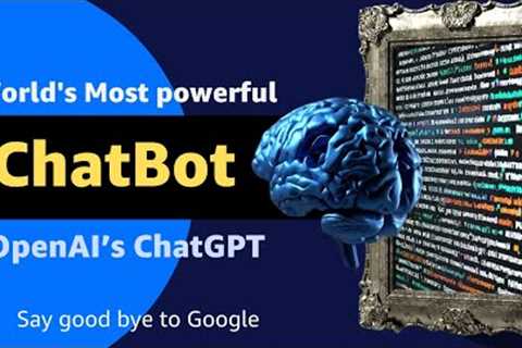 Chat GPT Machine Learning Model // World's Most powerful Chatbot