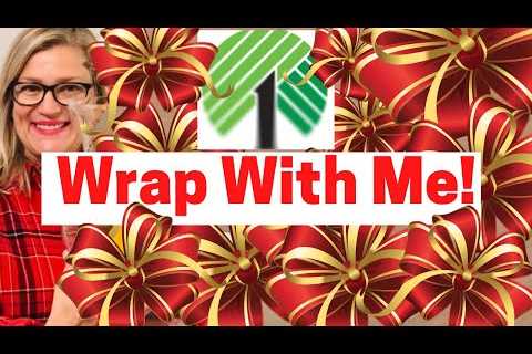 Dollar Tree Gift Wrapping Hacks 2022/Wrapping Presents Live!