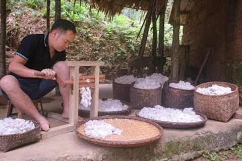 Primitive Skills: Hand cotton gin was born, what I have cherished for the past 5 years (ep198)