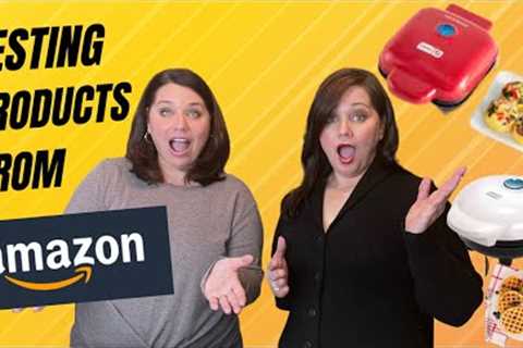 Testing Products from Amazon | Dash Mini Waffle Maker &amp; Mini Egg Bite Maker