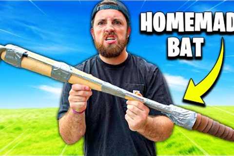Can I Hit A HOME RUN With A Homemade Baseball Bat?