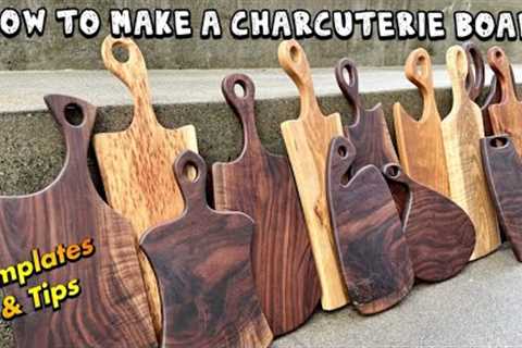 How to Make a Charcuterie Board: Templates, Wood Selection, Finish Options, &amp; More