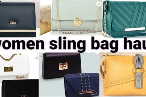 women sling bag haul / Flipkart sling bag haul/@unboxing with prabh