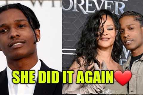 Rihanna renders full support to ASAP as he finally completes his big project