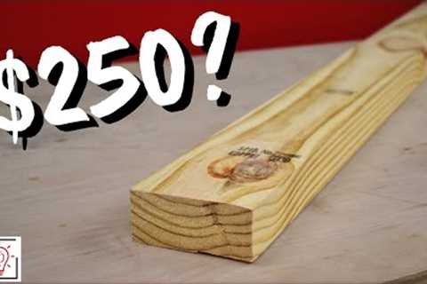 Fine Woodworking from a 2x4? | Fine Woodworking with Budget Materials