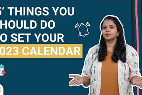 Set your 2023 financial calendar with us.
