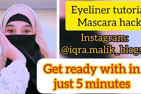 How do i do my eyes makeup? / eyeliner tutorial/ mascara hack 🤩
