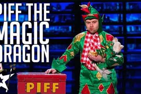 Piff the Magic Dragon on America's Got Talent | Magicians Got Talent