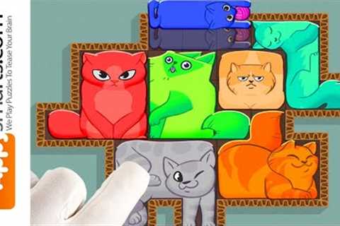Puzzle Cats - Solve 'Fit the Board Type Puzzles With Cat Shaped Blocks (Kids 9+ And Adults)