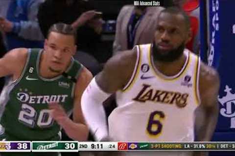 LeBron James vs Detroit Pistons | 2022-12-11