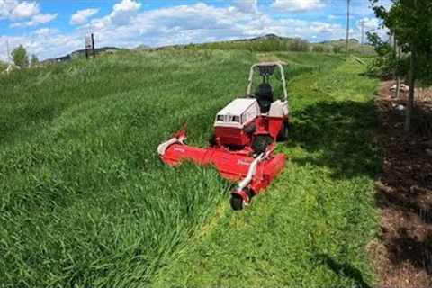 Ventrac 4500Z w/ 72 FastCut Flail Mower - Mowing 2'-3' Tall Grass