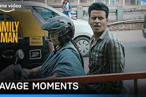 The Family Man - Savage Moments | Srikant Tiwari | Prime Video India
