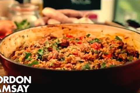 Delicious Spicy Rice With Sausage | Gordon Ramsay