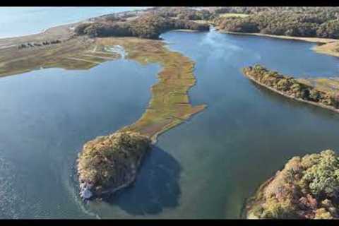 Fantastic Ultra High Definition Drone Video Of The Slocums River In South Dartmouth MA Part 1of 11