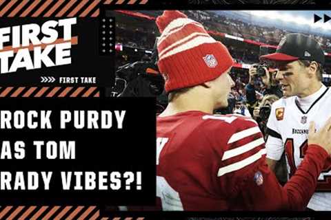 Brock Purdy's got TOM BRADY VIBES ⁉️ Stephen A. doesn't wanna hear Michael Irvin's take | First Take
