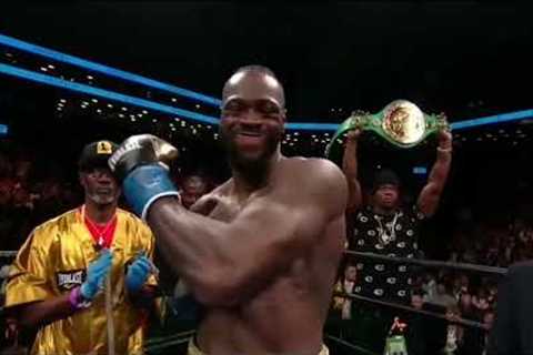 Deontay Wilder USA vs Dominic Breazeale USA   KNOCKOUT, BOXING fight, HD, 60 fps