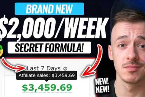 SECRET FORMULA To Earn +$2,000 THIS WEEK On Clickbank As A Beginner! (Affiliate Marketing 2022)